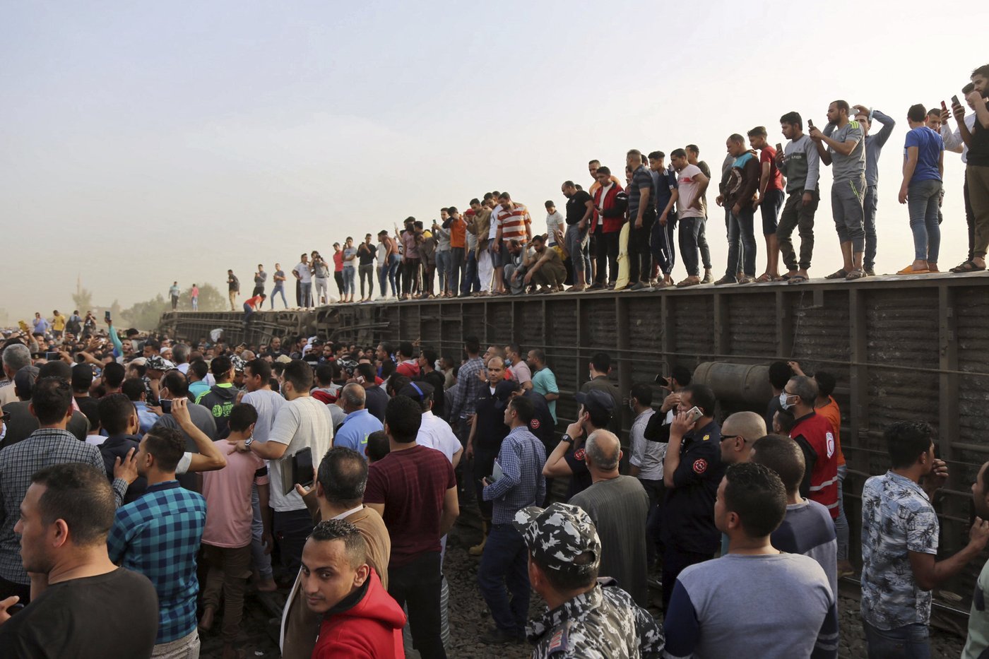 Un accident ferroviaire tue une personne et en blesse 21 autres au Égypte