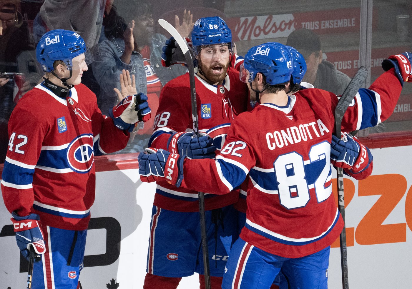 Le Canadien rappelle les attaquants Lucas Condotta et Luke Tuch du Rocket