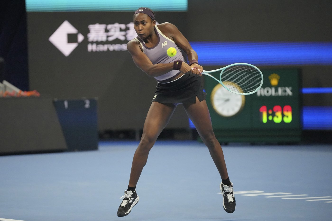 Gauff vient de l’arrière et atteint le carré d’as à l’Omnium de Chine