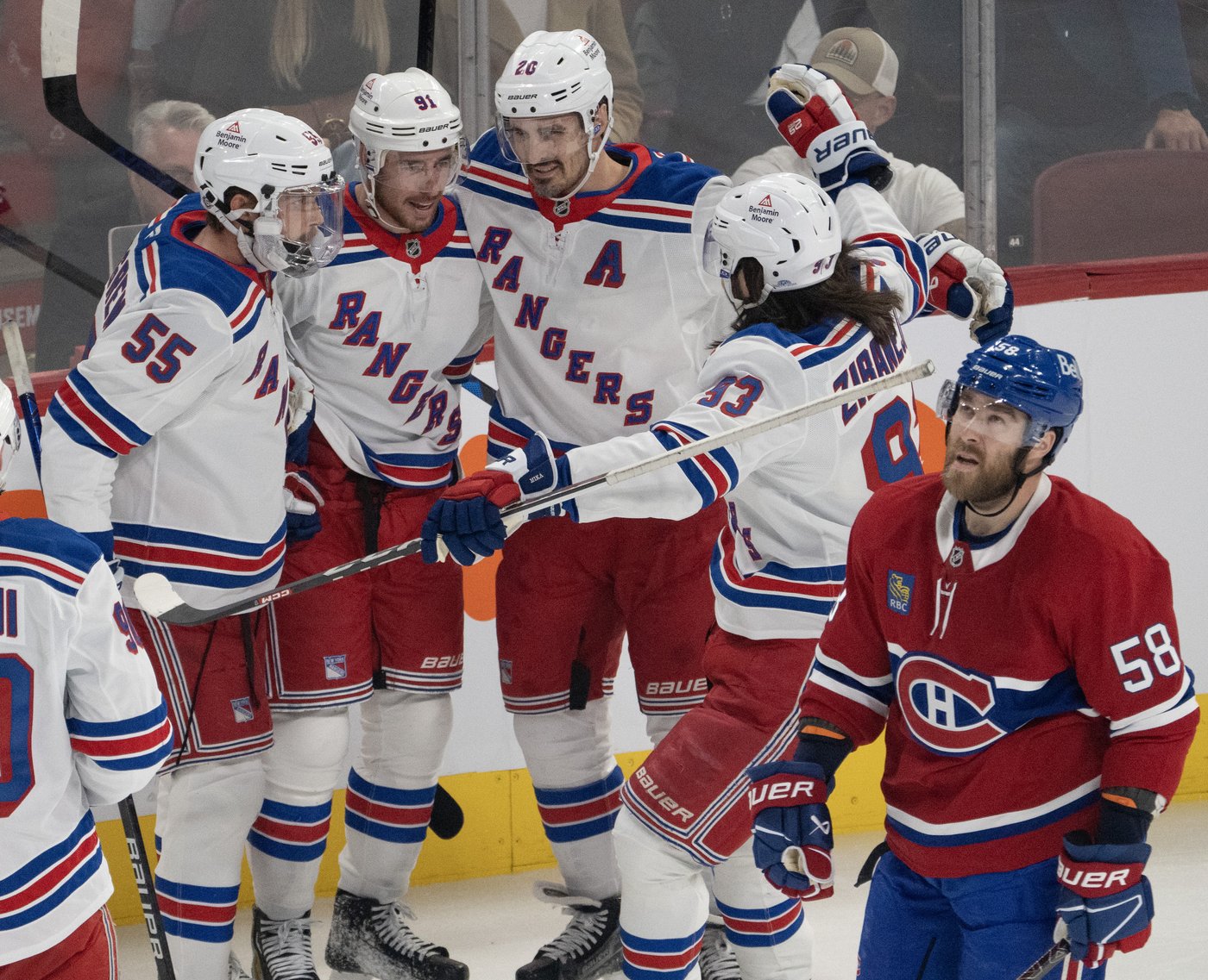 Les Rangers humilient le Canadien devant ses anciens, 7-2