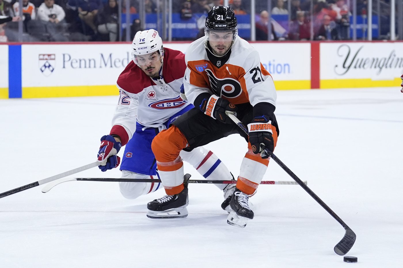 Le Canadien s’impose 4-3 devant les Flyers; un but et une passe pour Gallagher