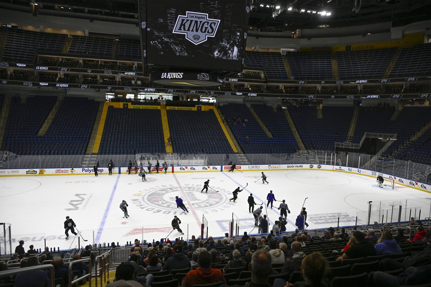 Les Kings de Los Angeles sont arrivés à Québec pour leurs matches préparatoires