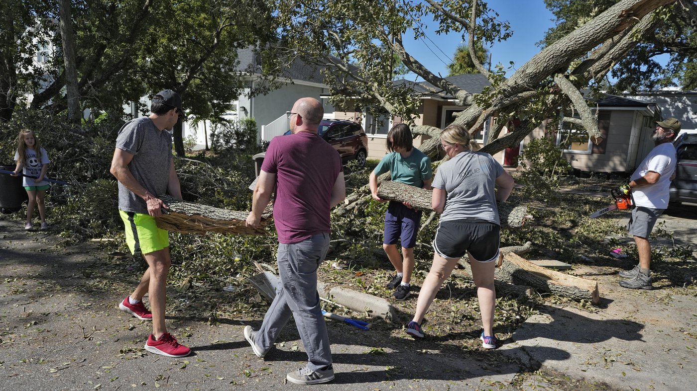 Les voisins de Floride s’unissent pour se relever de l’ouragan Milton