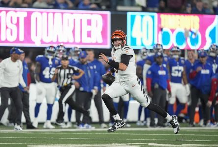 Joe Burrow court pour un touché et les Bengals défont les Giants 17-7