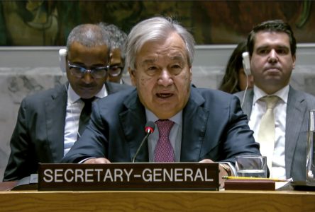 L’ONU réagit à la décision d’Israël de désigner Antonio Guterres persona non grata