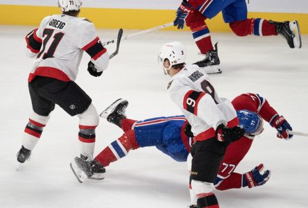 Canadien: Dach quitte brièvement le match préparatoire face aux Sénateurs