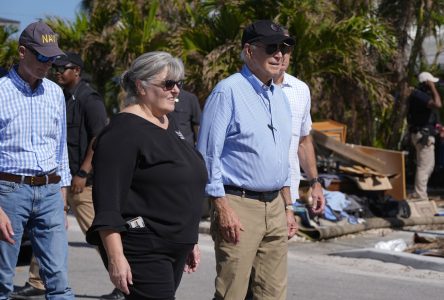 Biden examine les dégâts causés par l’ouragan Milton en Floride