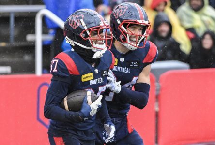 Les Alouettes font fi des éléments pour battre le Rouge et Noir 19-12