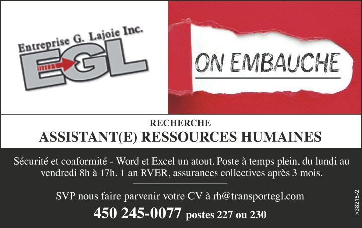 ASSISTANT(E) RESSOURCES HUMAINES