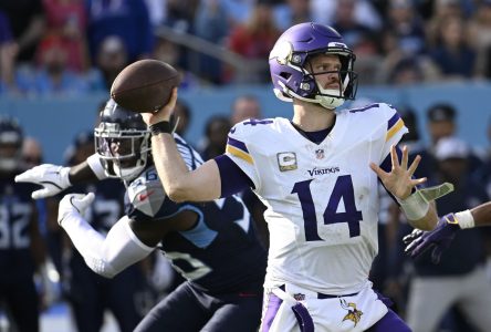 Darnold s’illustre après un échappé et les Vikings gagnent un 3e match de suite